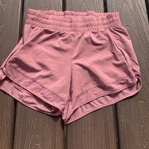 Athleta xxs pink running shorts